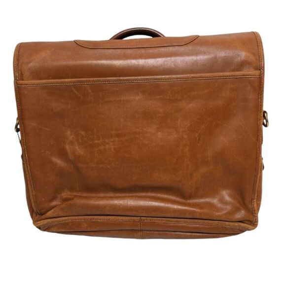 VINTAGE Coach brown leather laptop briefcase messenger bag H7S-0544 - Picture 3 of 15